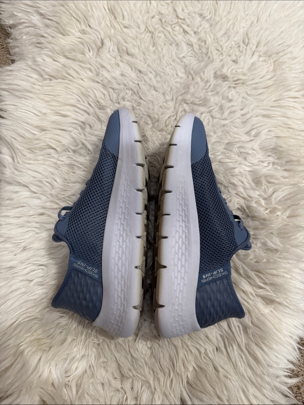Skechers Hands Free Slip-Ins Go Walk Flex Grand Entry Sneaker In Blue Size 7 - Picture 3 of 8